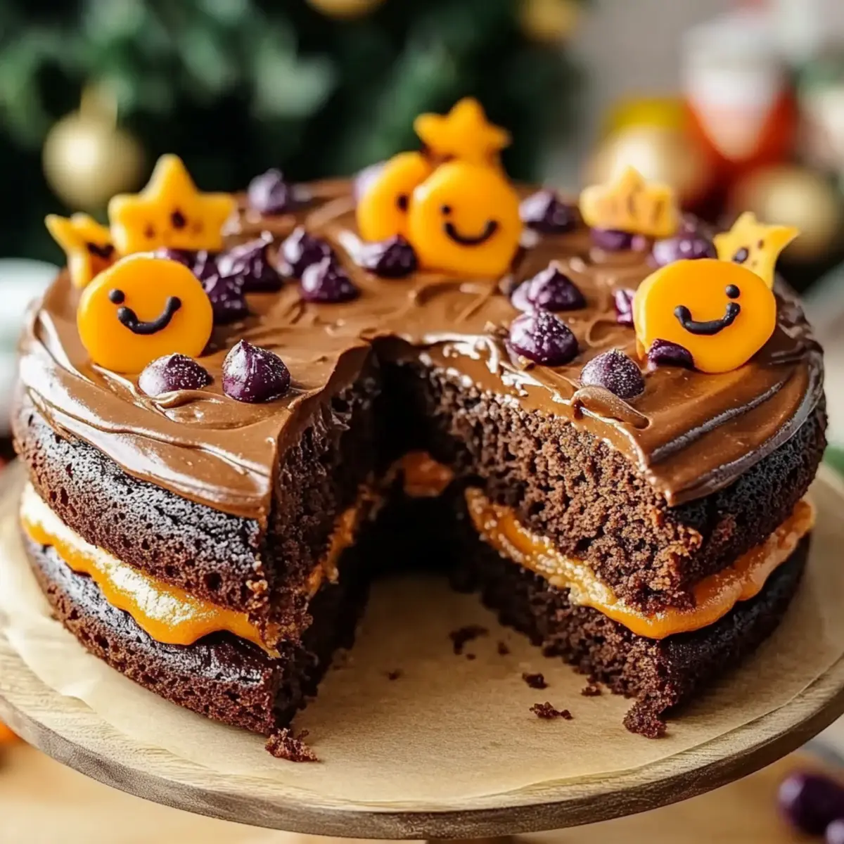 Chocolate Orange Reindeer Cake