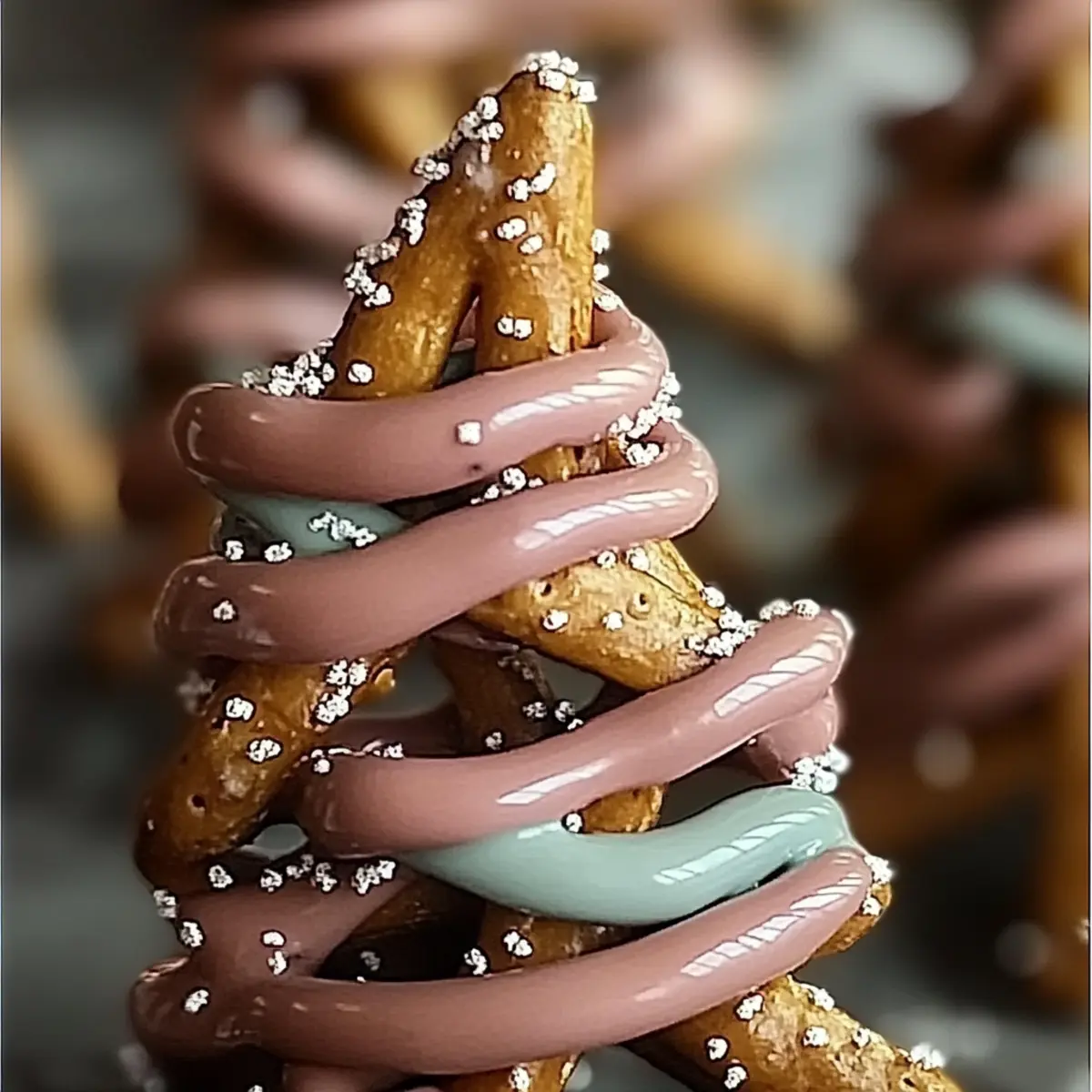 Chocolate Pretzel Trees