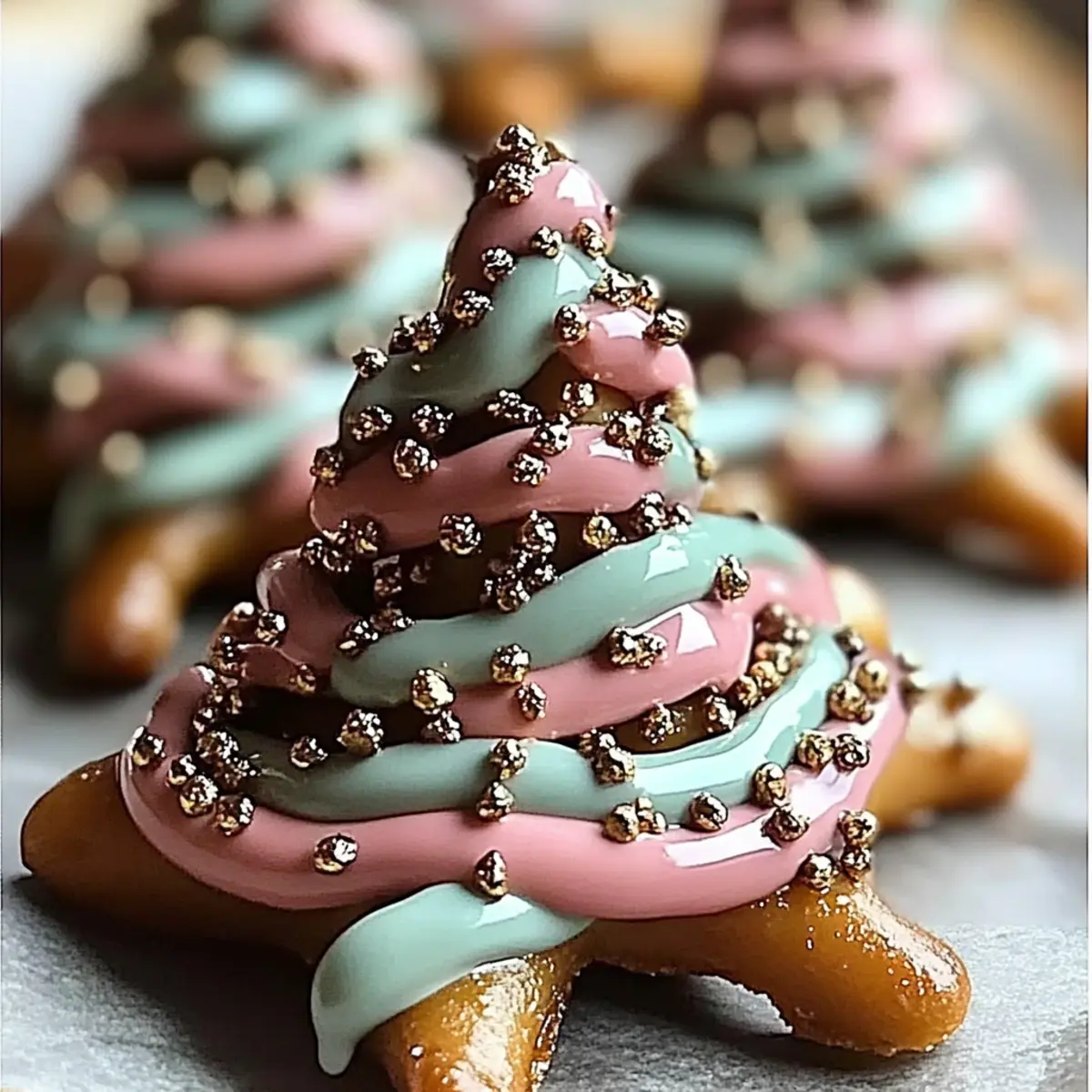 Chocolate Pretzel Trees