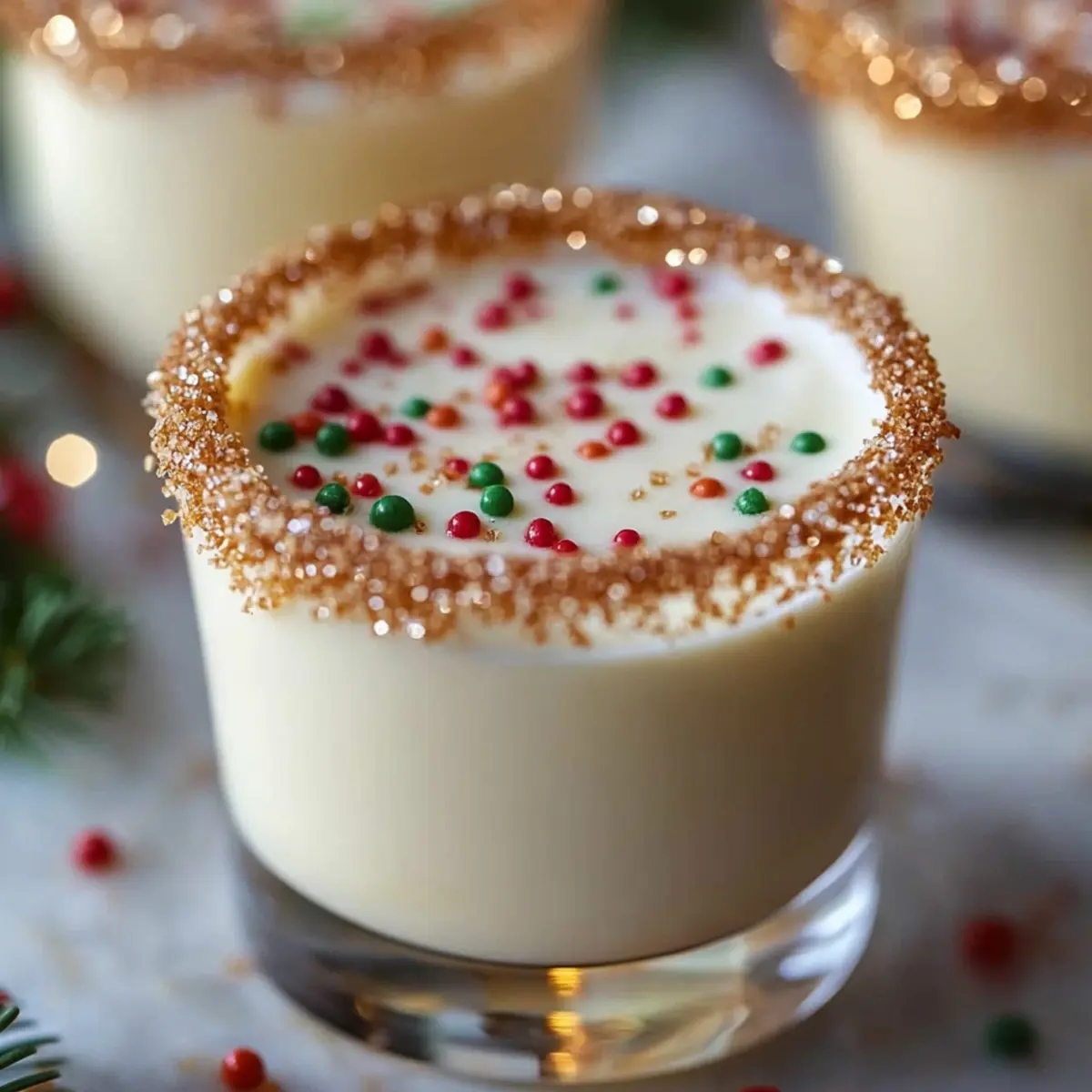 Christmas Sugar Cookie Shots