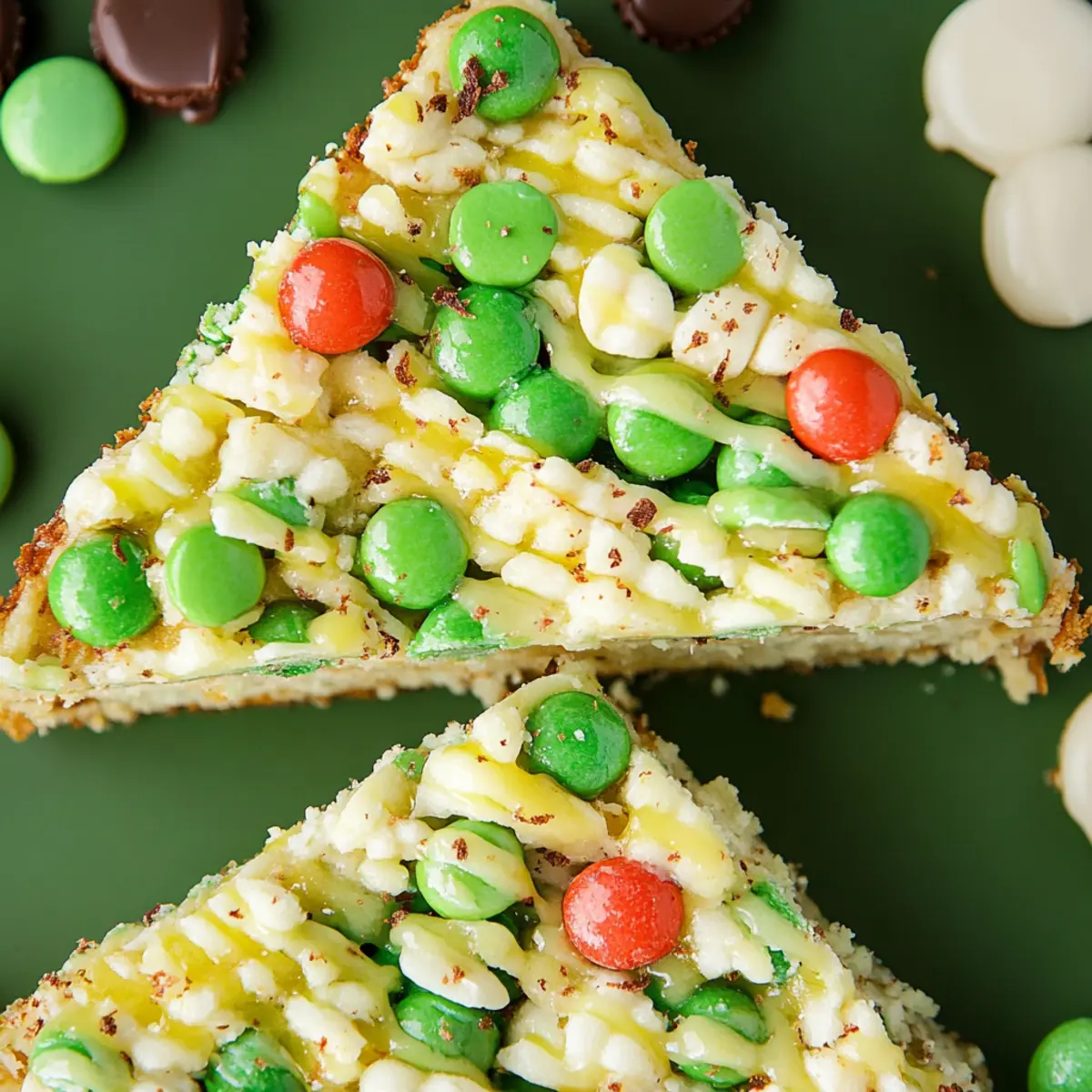 Christmas Tree Rice Krispie Treats