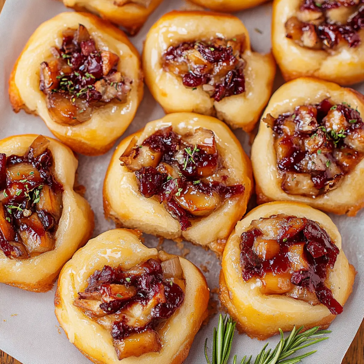 Cranberry Brie Bites