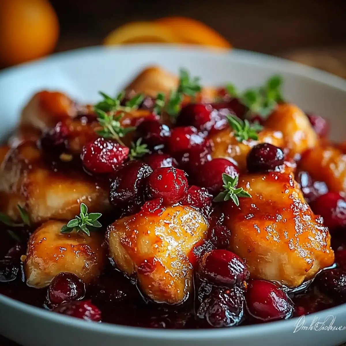 Cranberry Orange Chicken