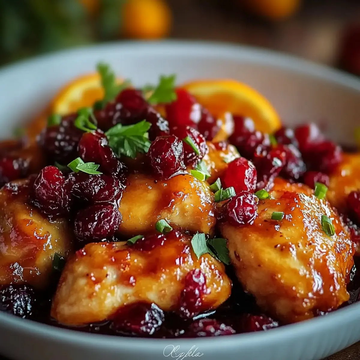 Cranberry Orange Chicken