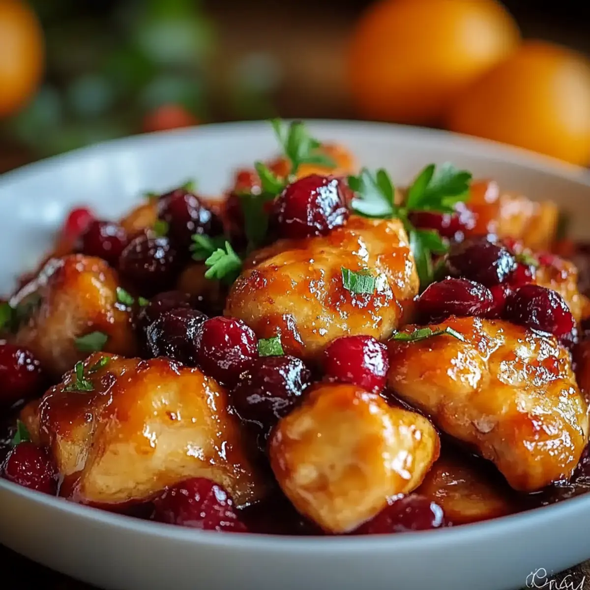 Cranberry Orange Chicken