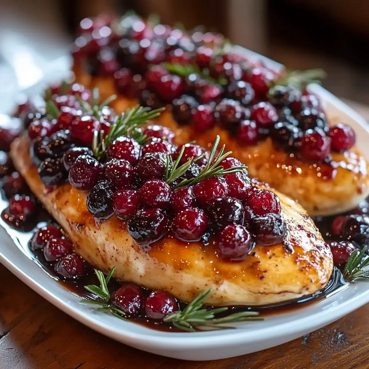 Cranberry Orange Glazed Chicken