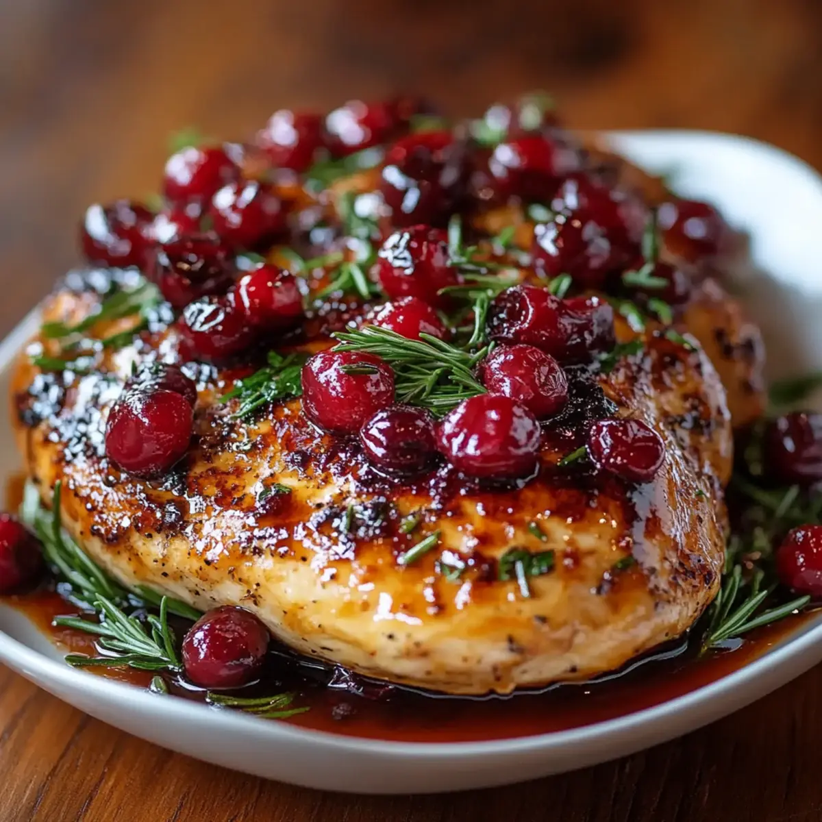 Cranberry Orange Glazed Chicken