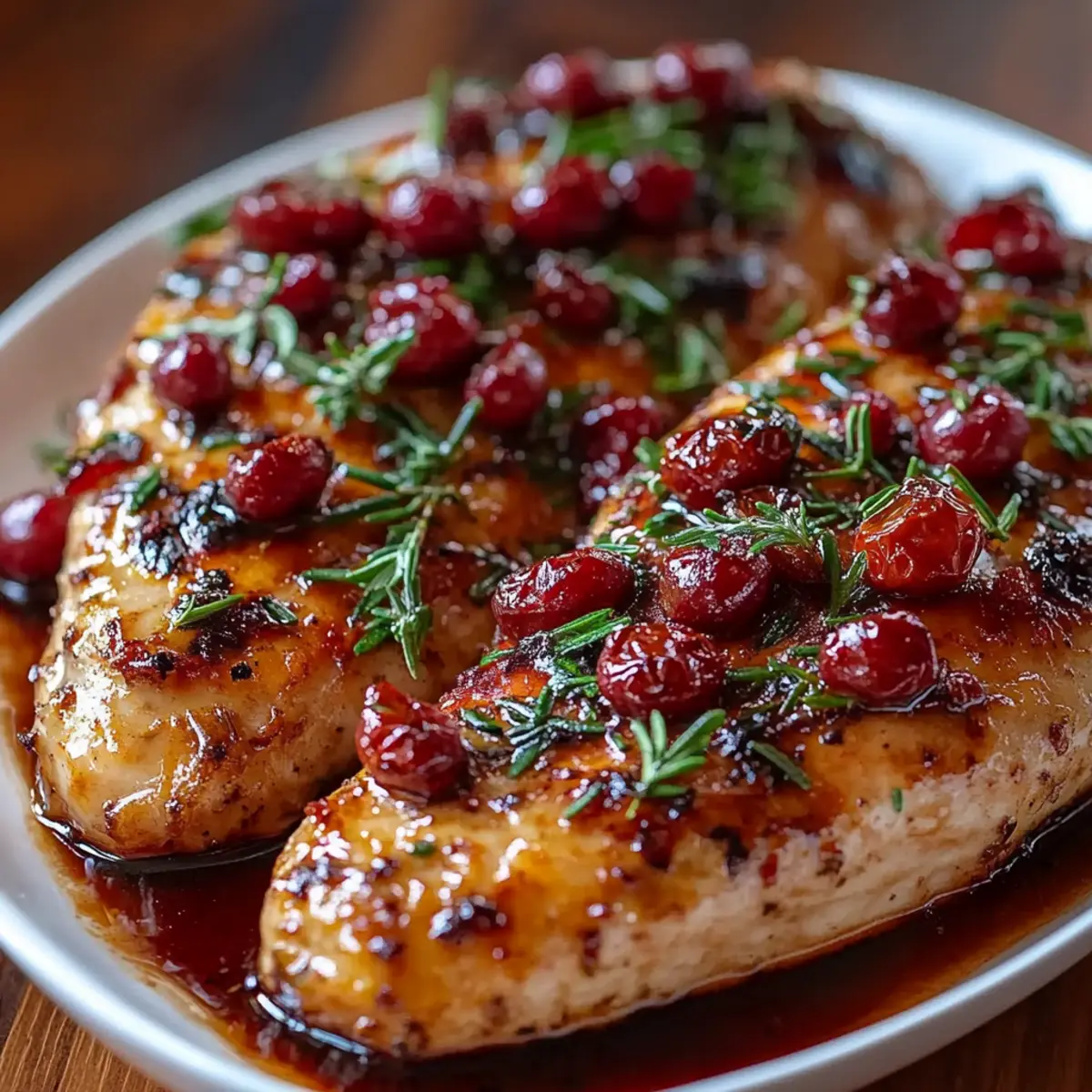 Cranberry Orange Glazed Chicken
