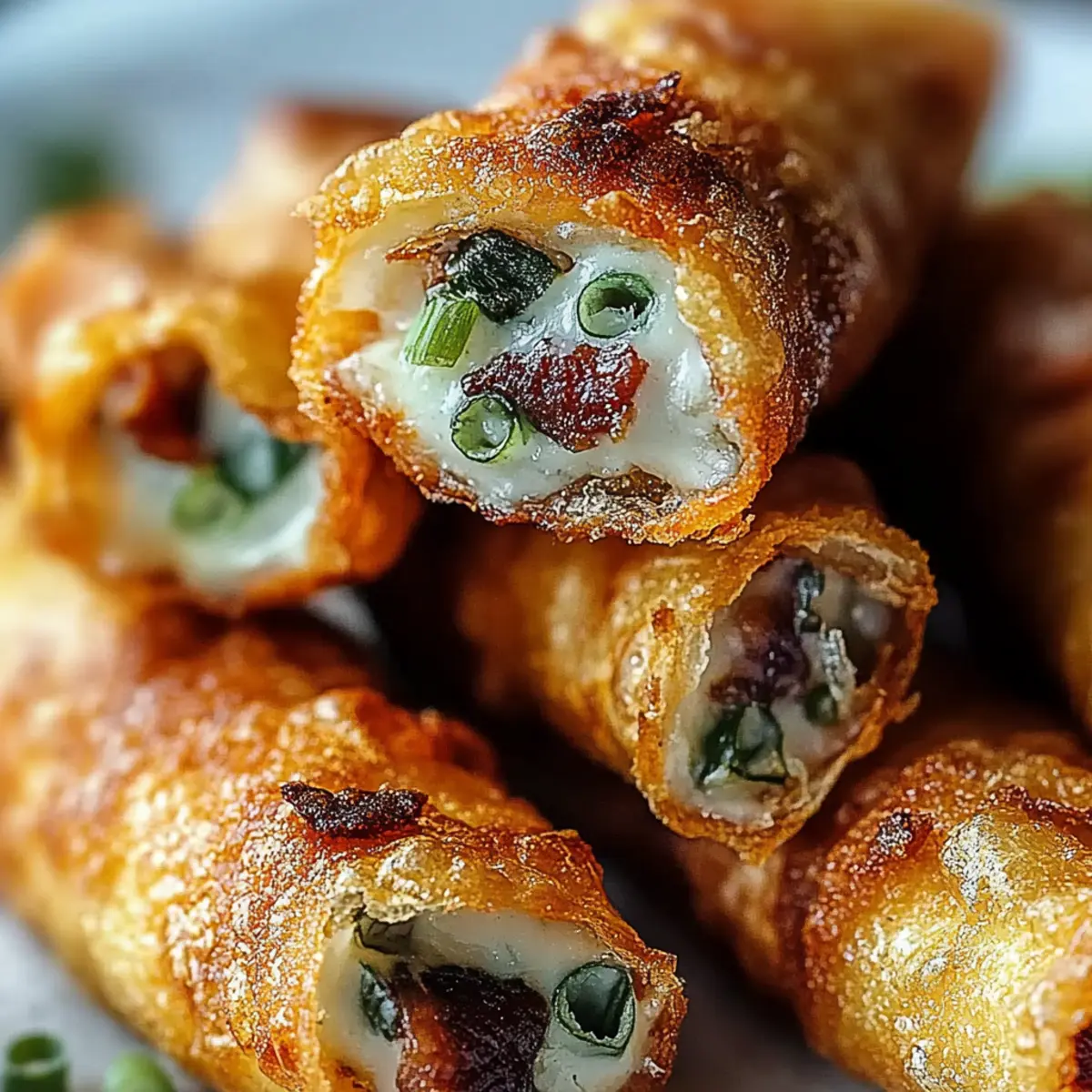Crispy Jalapeno Popper Egg Rolls
