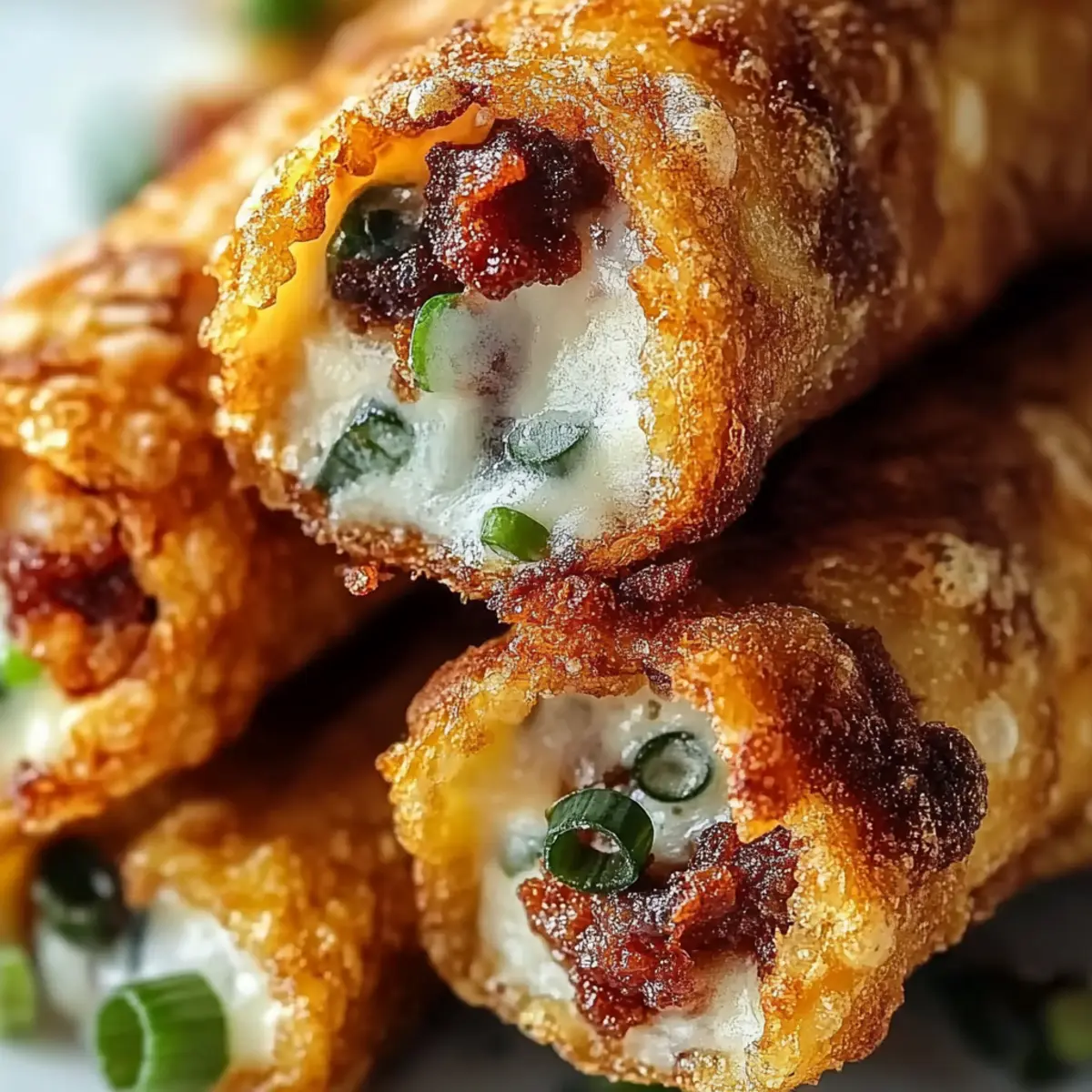 Crispy Jalapeno Popper Egg Rolls