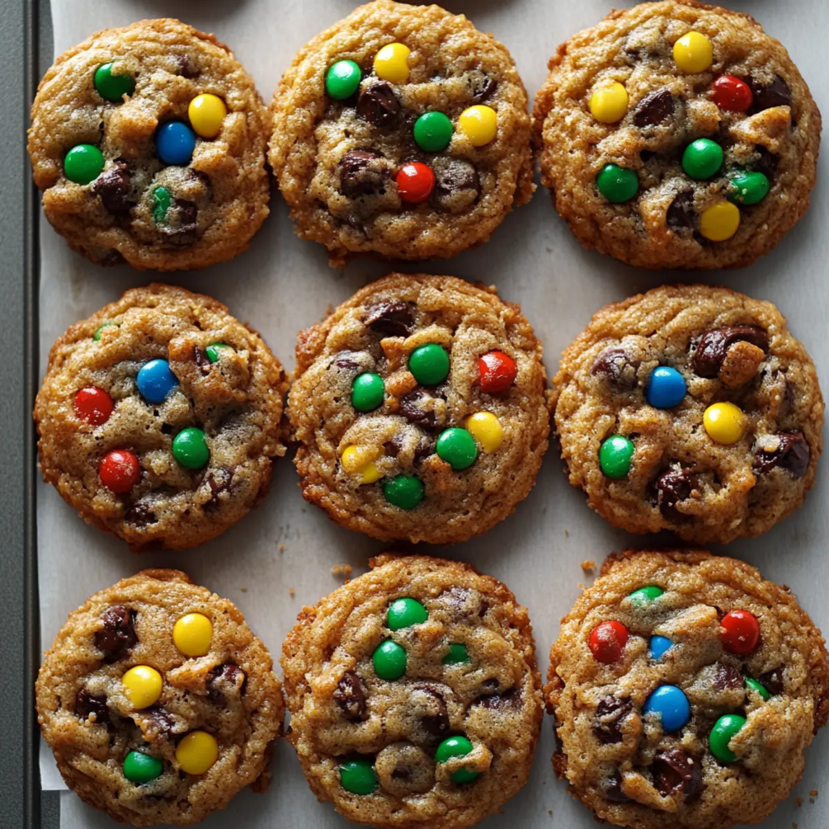Flourless Monster Cookies