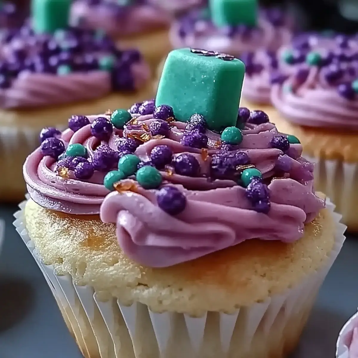 Grape Soda Cupcakes