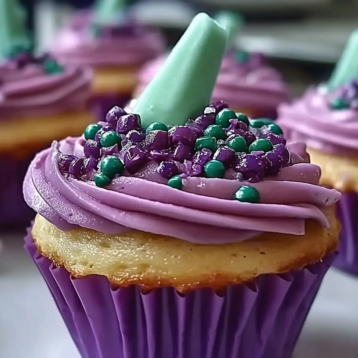 Grape Soda Cupcakes