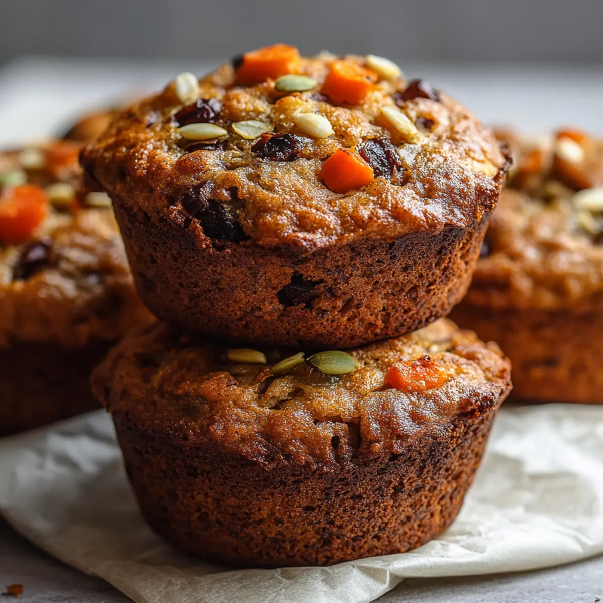 Healthy Morning Glory Muffins