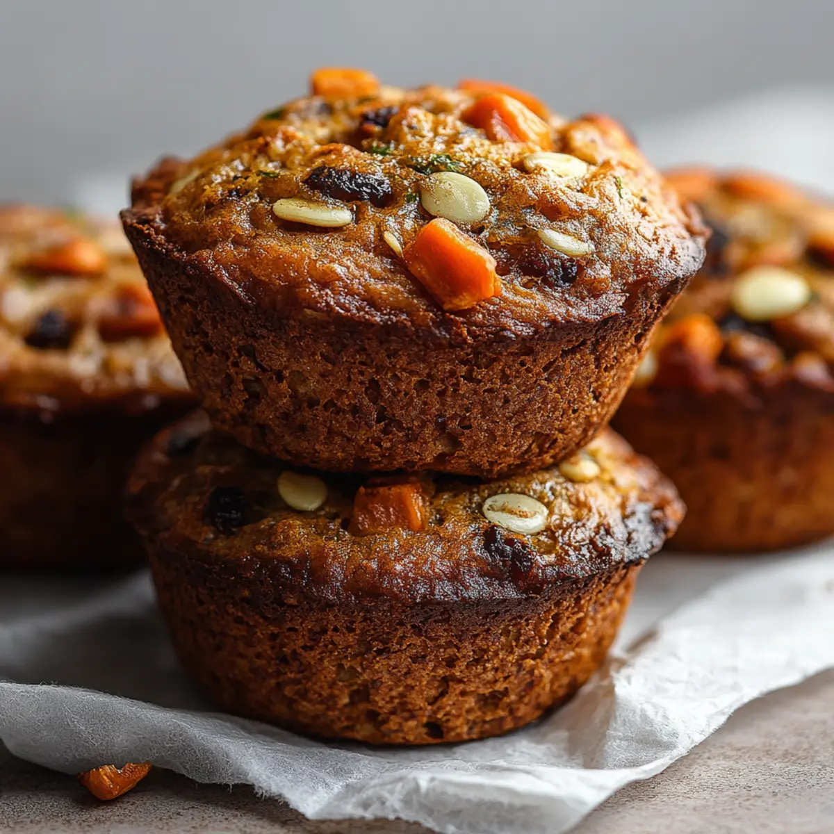 Healthy Morning Glory Muffins