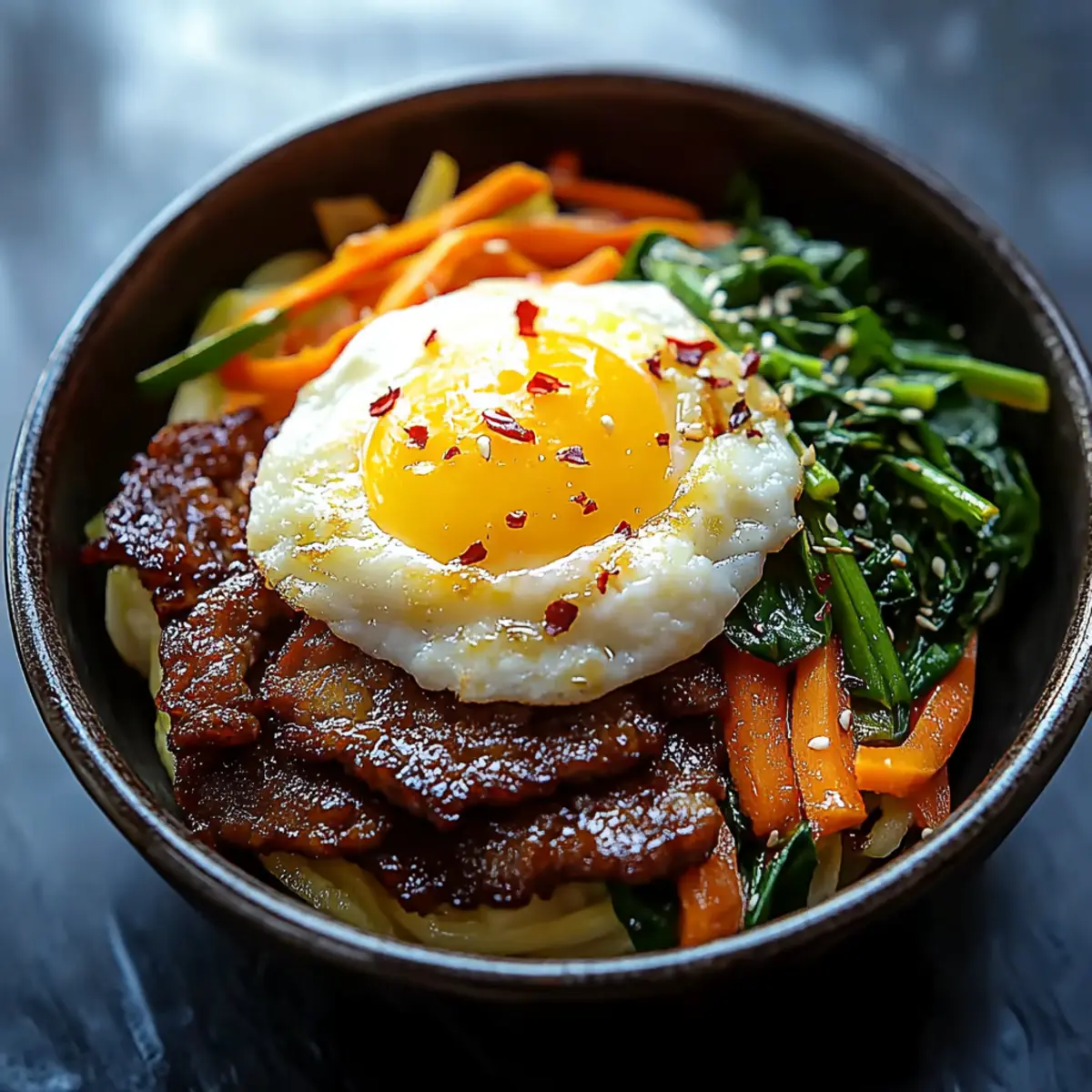 Korean Beef Bibimbap Bowl