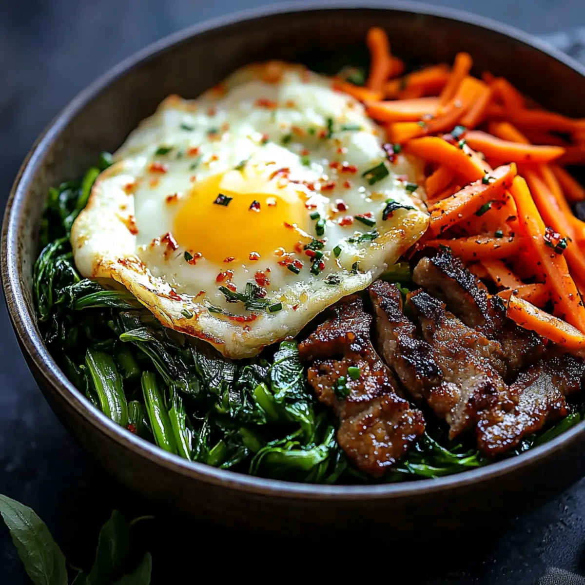 Korean Beef Bibimbap Bowl