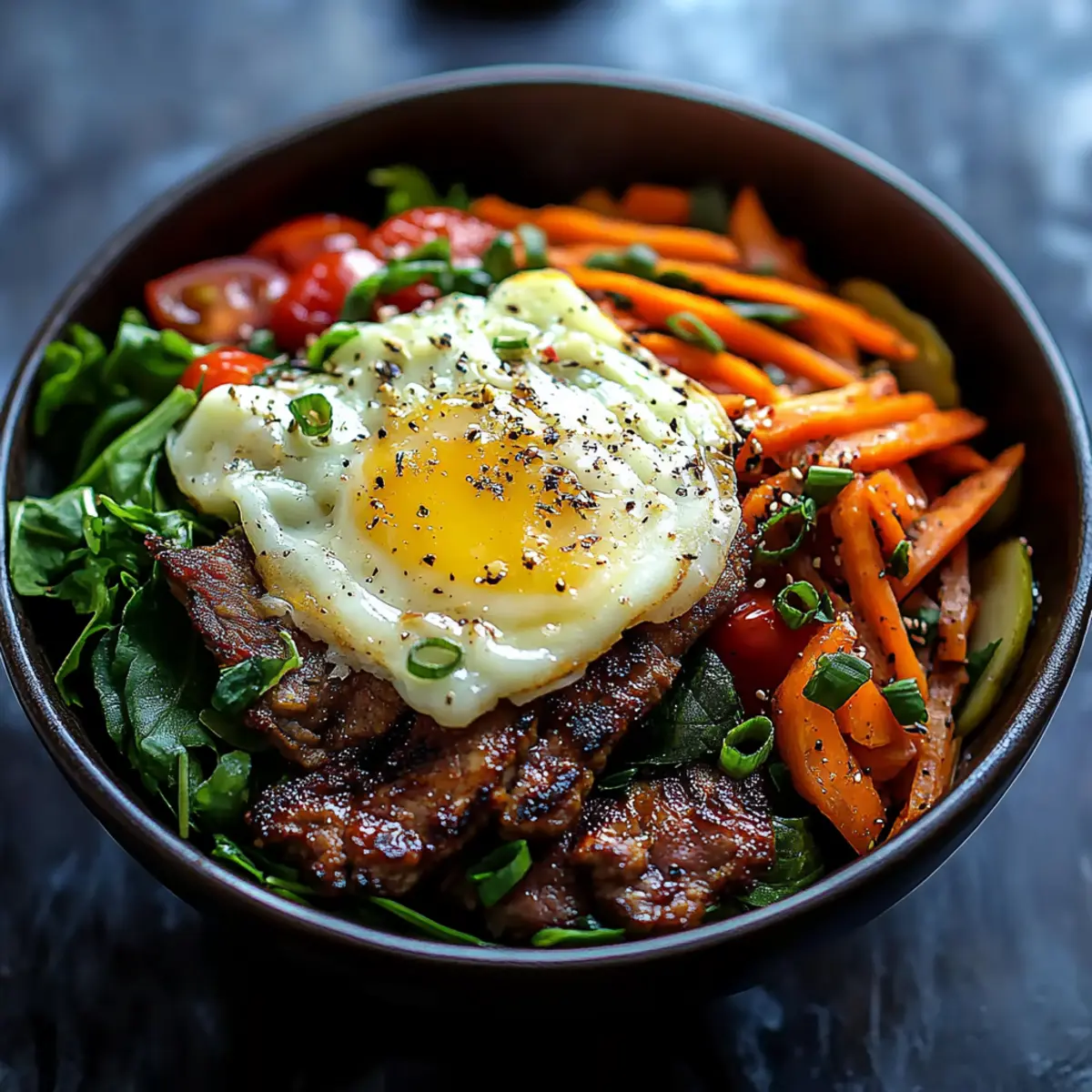 Korean Beef Bibimbap Bowl