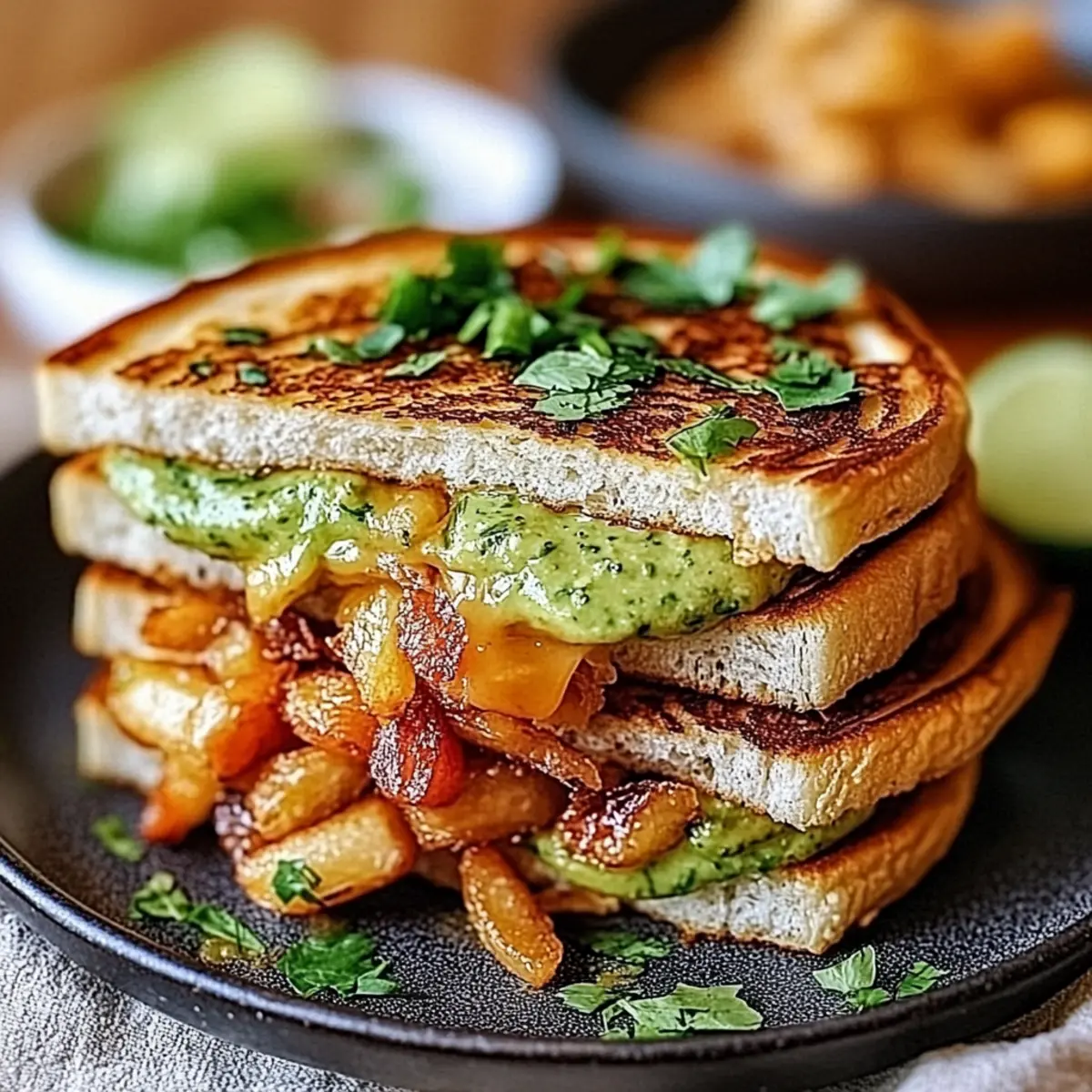 Loaded Chicken Club Sandwich with Crispy Bacon