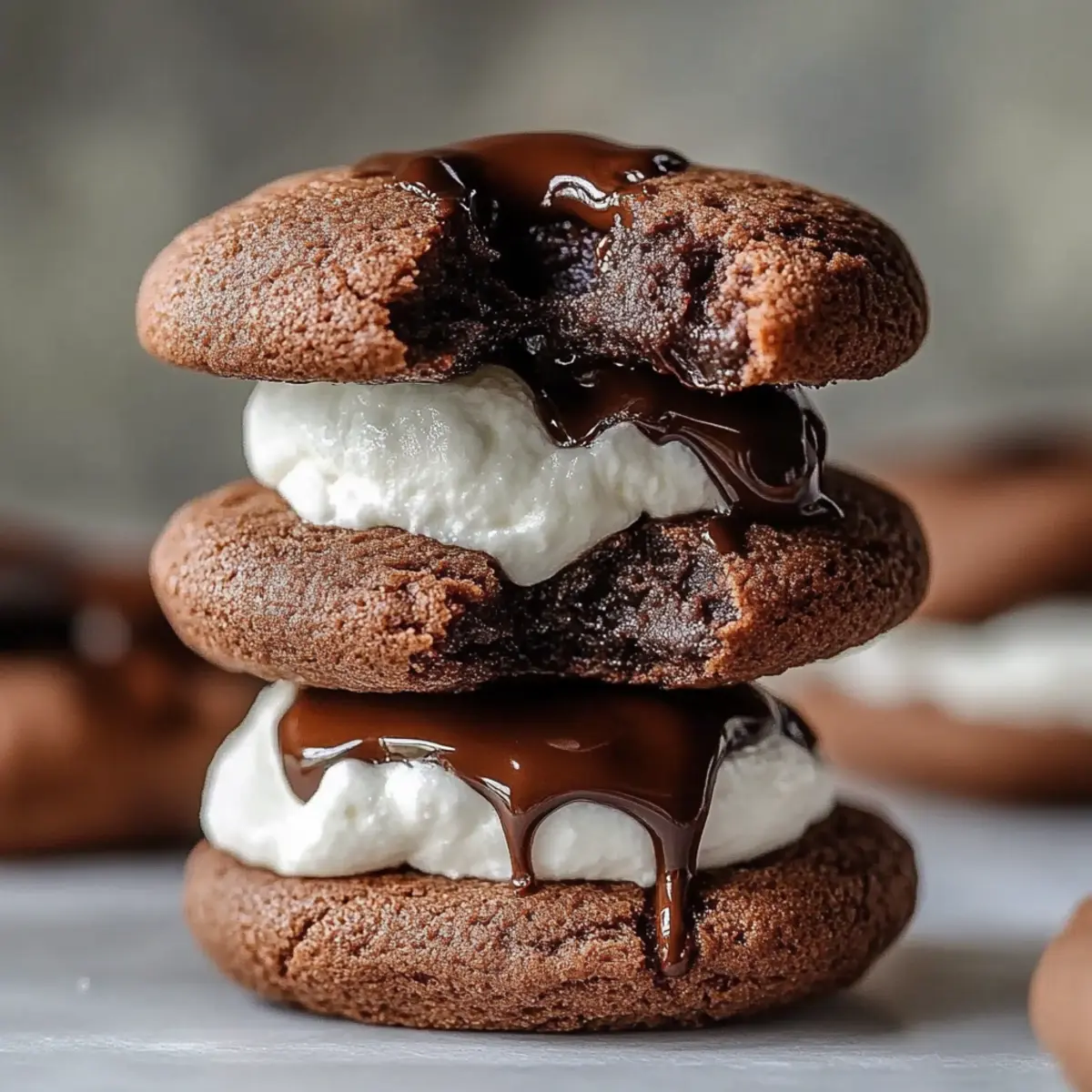 Marshmallow Hot Cocoa Surprise Cookies