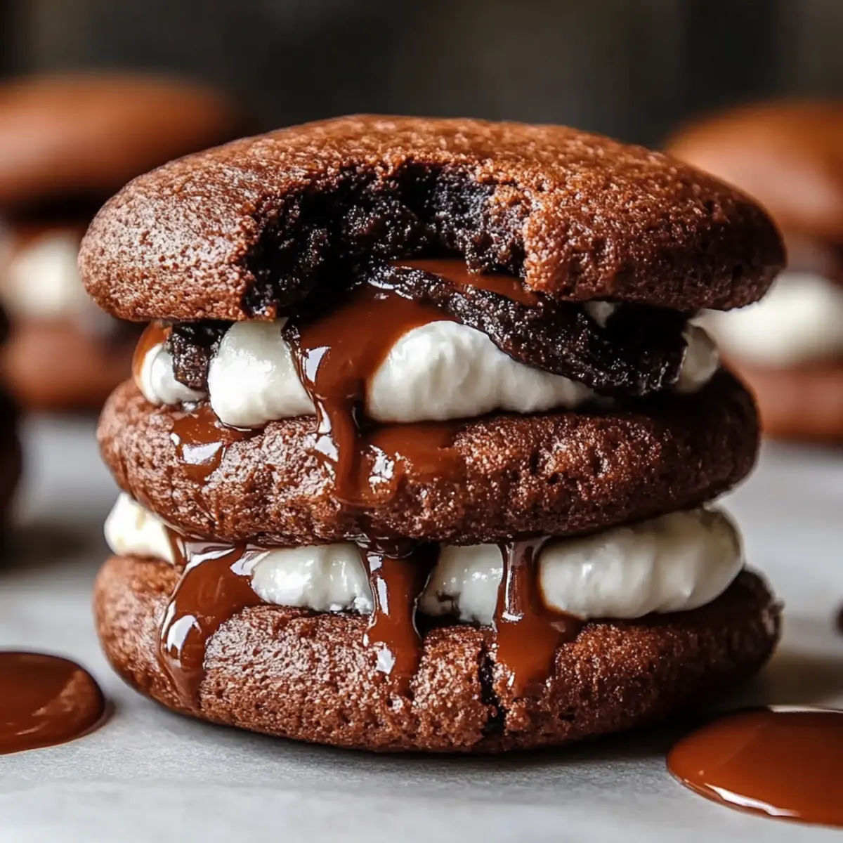 Marshmallow Hot Cocoa Surprise Cookies