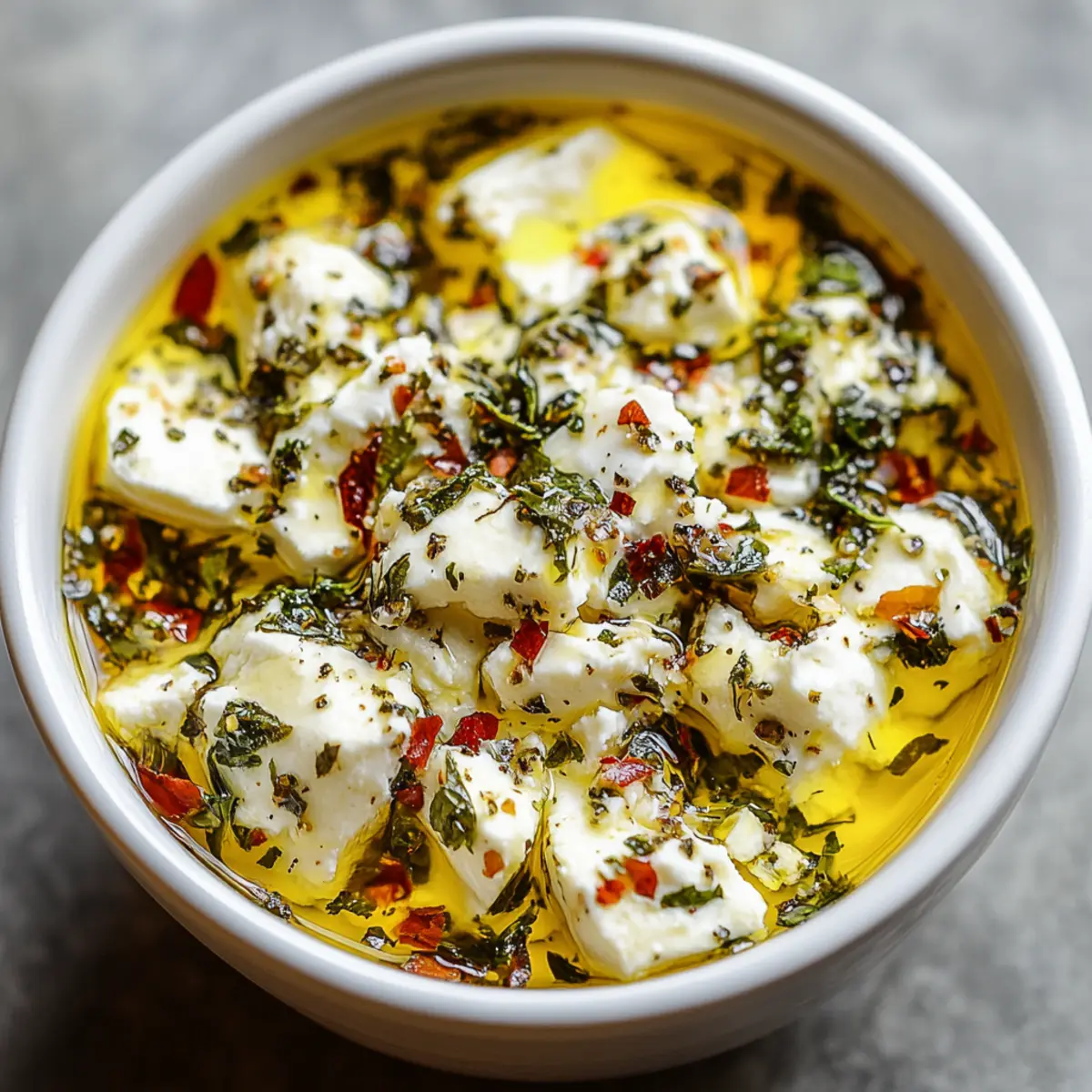 Mediterranean Feta Dipping Oil