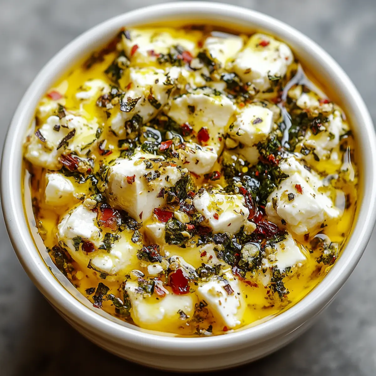 Mediterranean Feta Dipping Oil