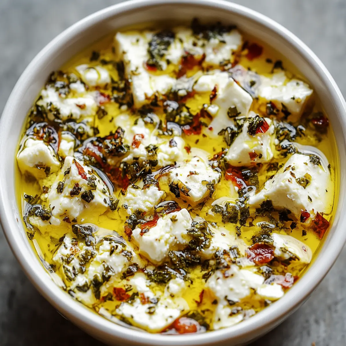 Mediterranean Feta Dipping Oil