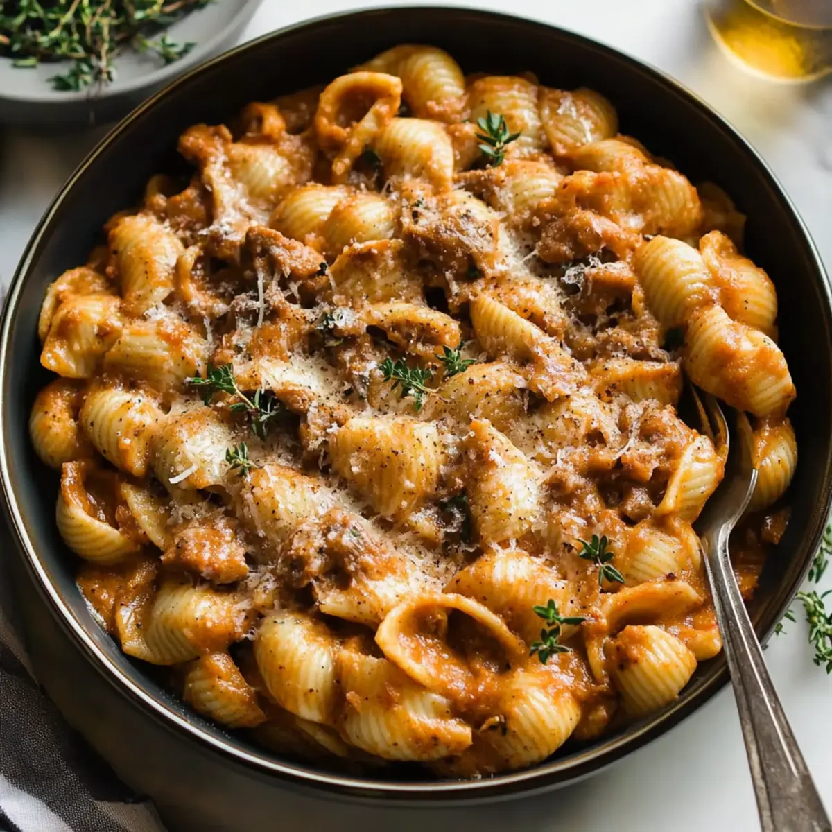 One Pot French Onion Pasta