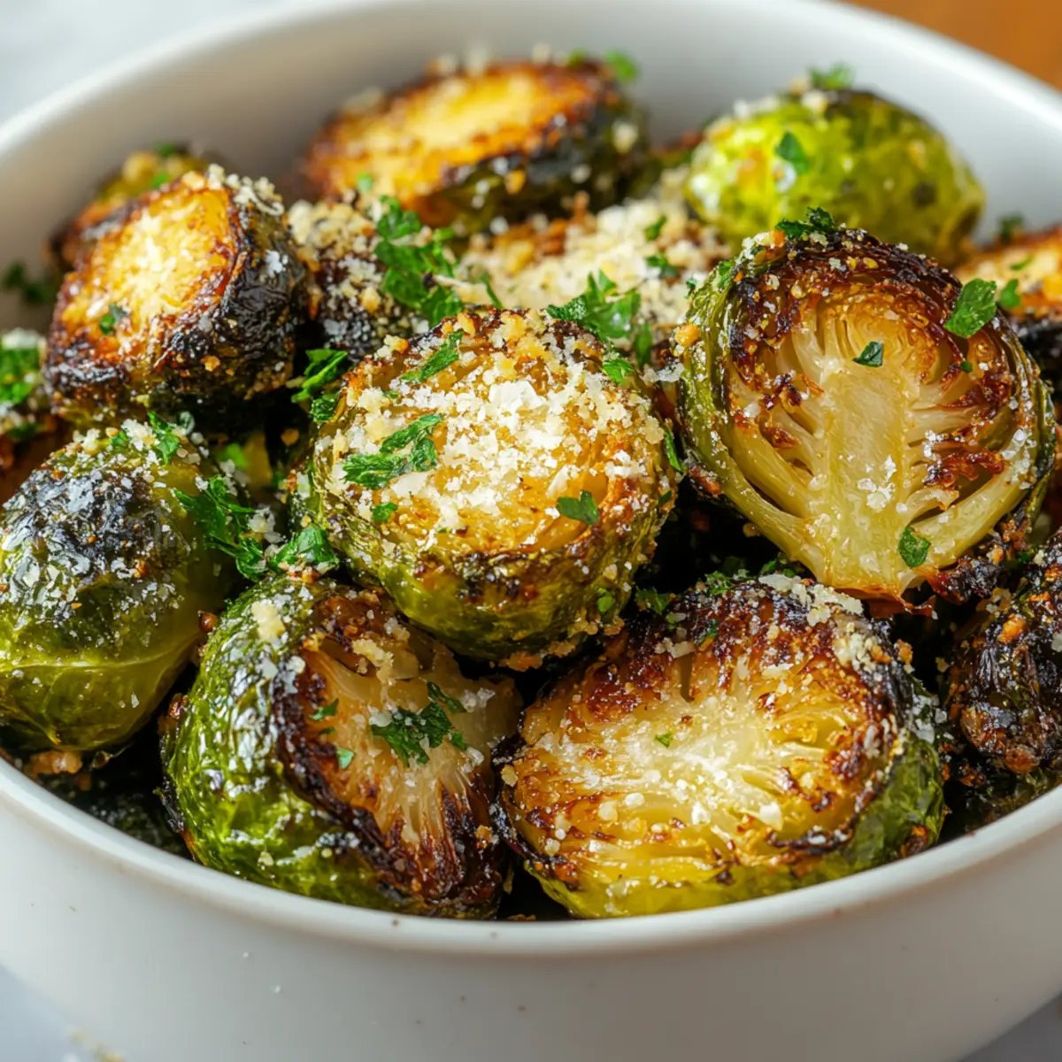 Parmesan Roasted Brussels Sprouts