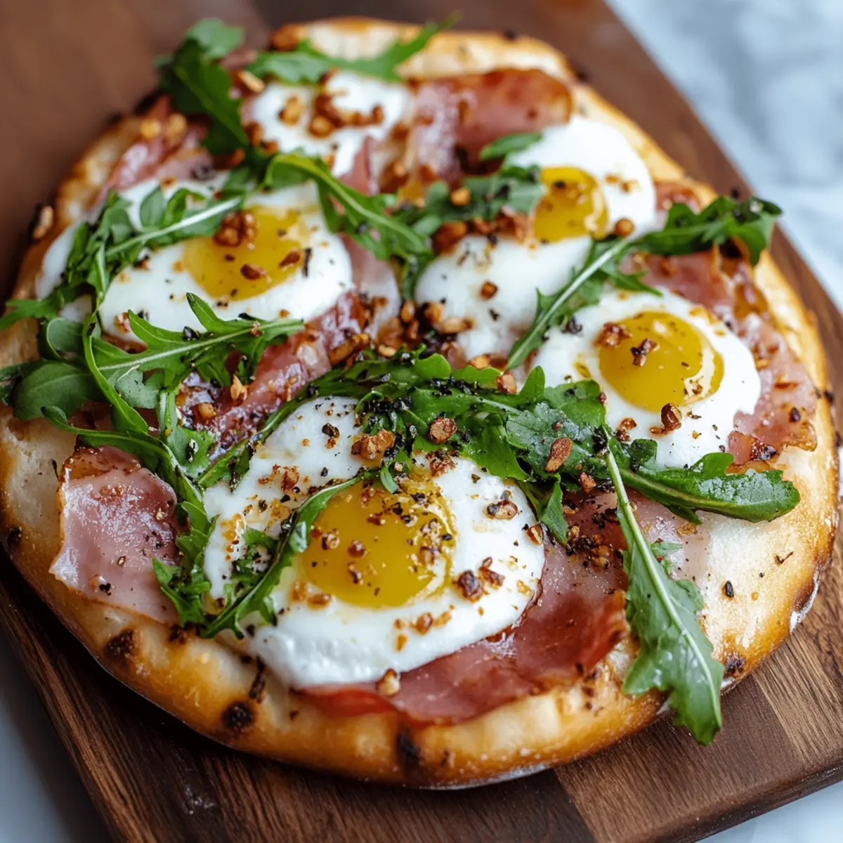 Prosciutto and Honey Burrata Pizza