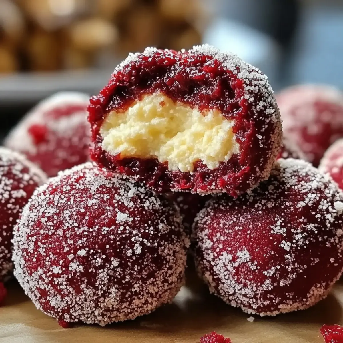 Red Velvet Snowballs