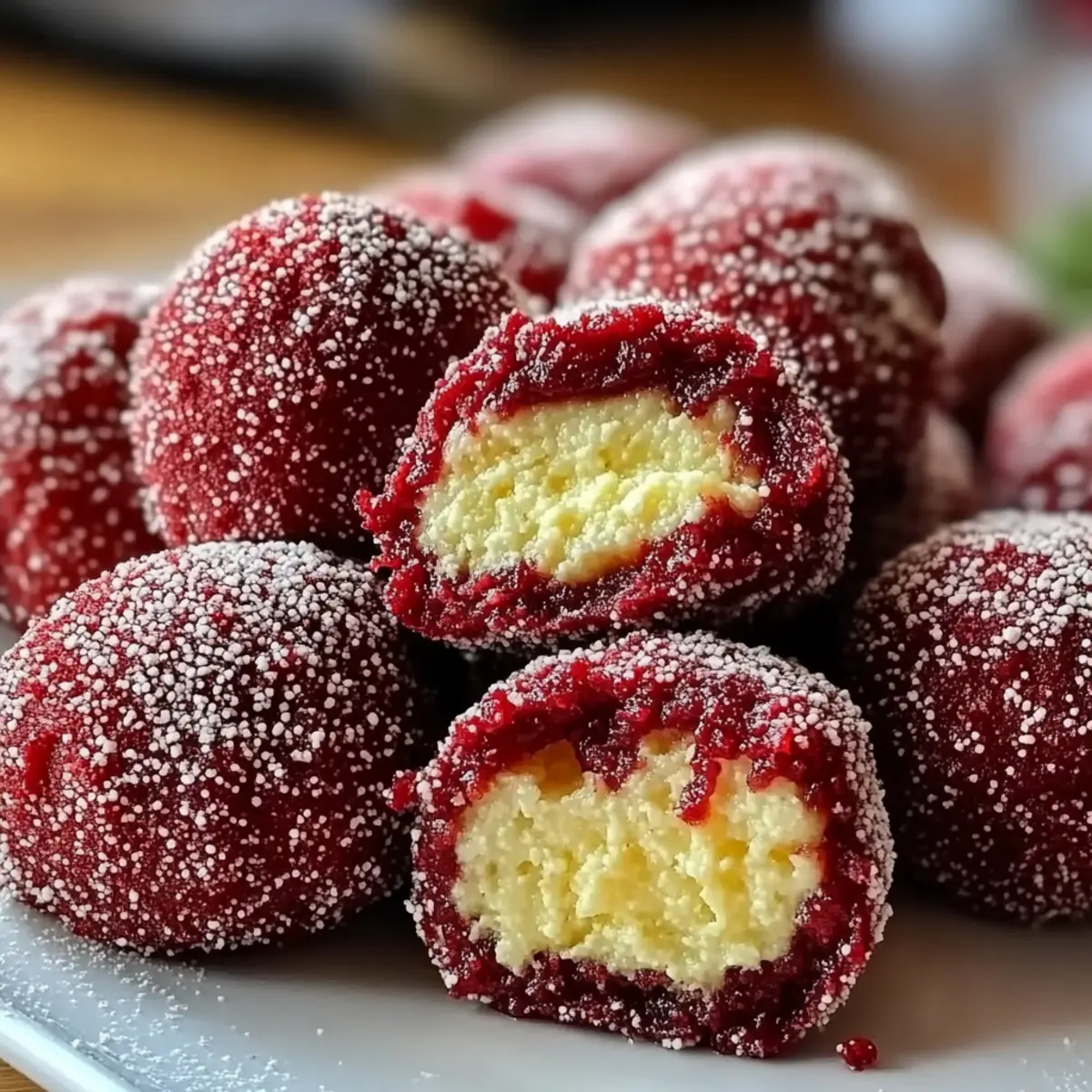 Red Velvet Snowballs