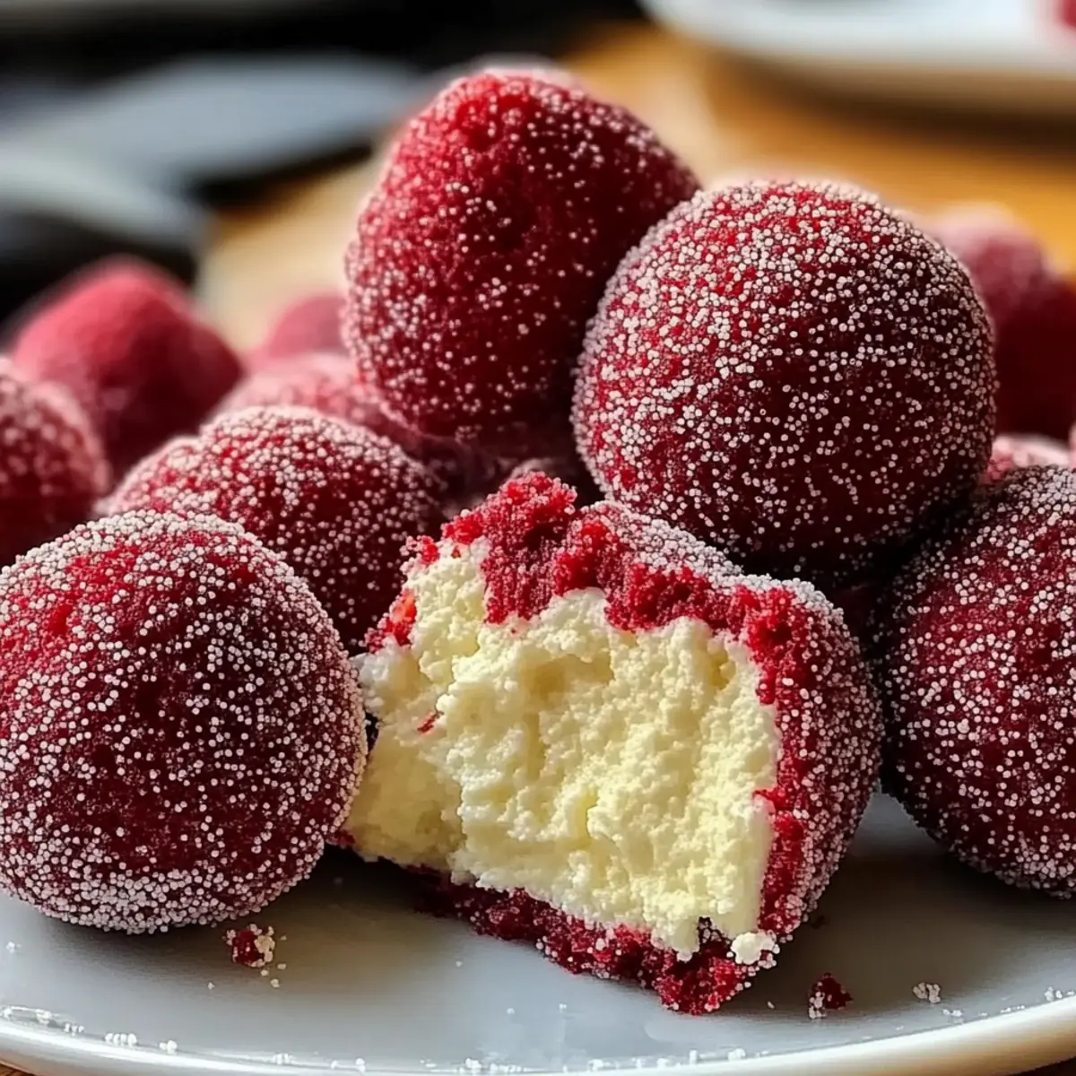 Red Velvet Snowballs
