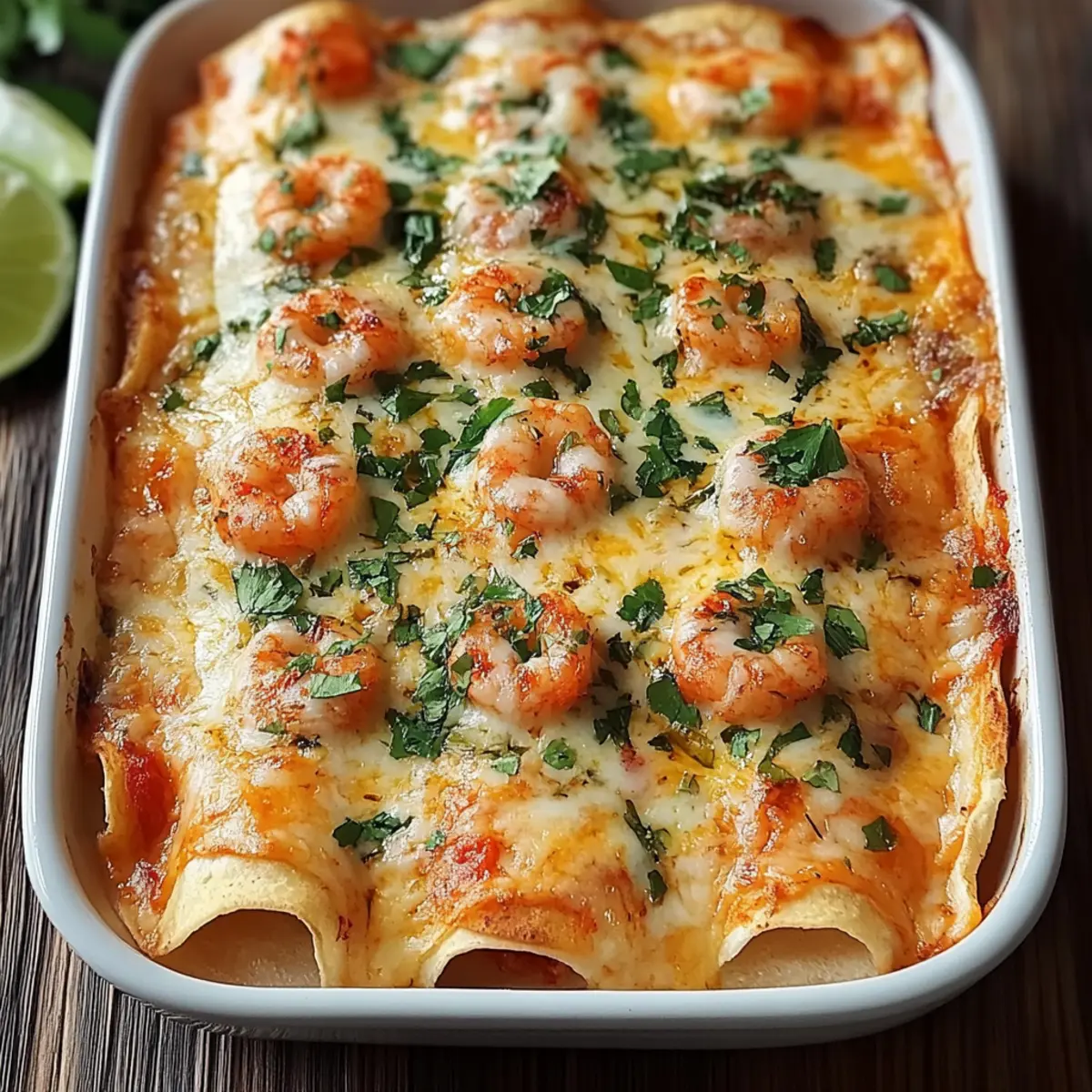 Shrimp Enchiladas