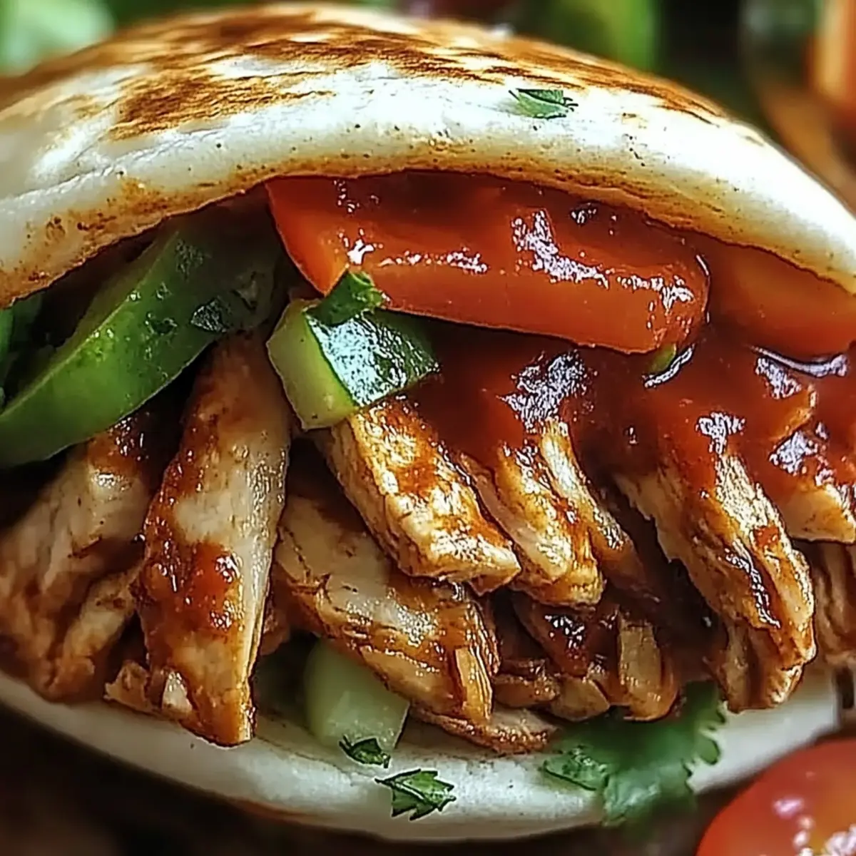 Slow Cooker Chicken Shawarma