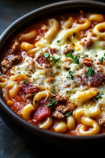 Slow Cooker Pasta E Fagioli Soup