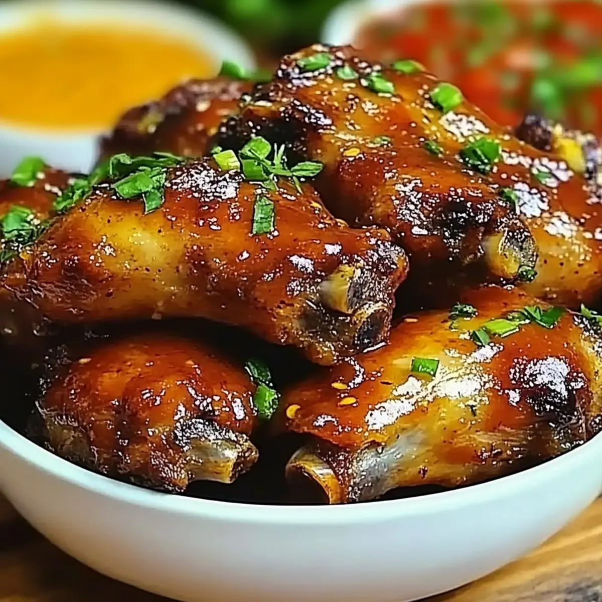 Spicy Mango Habanero Chicken Wings