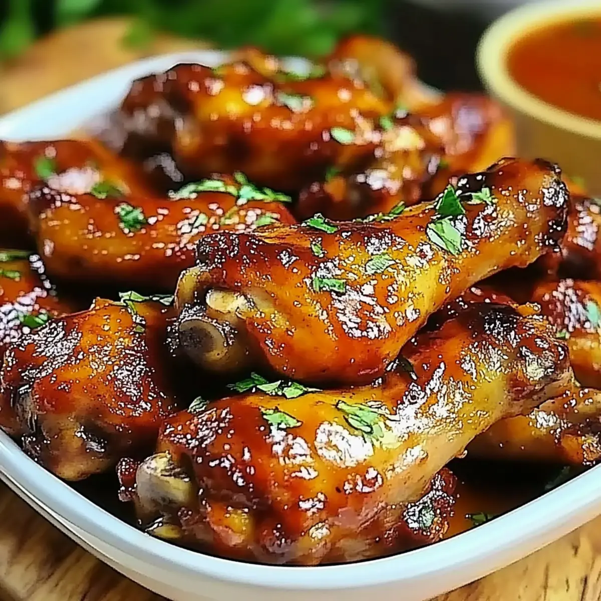 Spicy Mango Habanero Chicken Wings