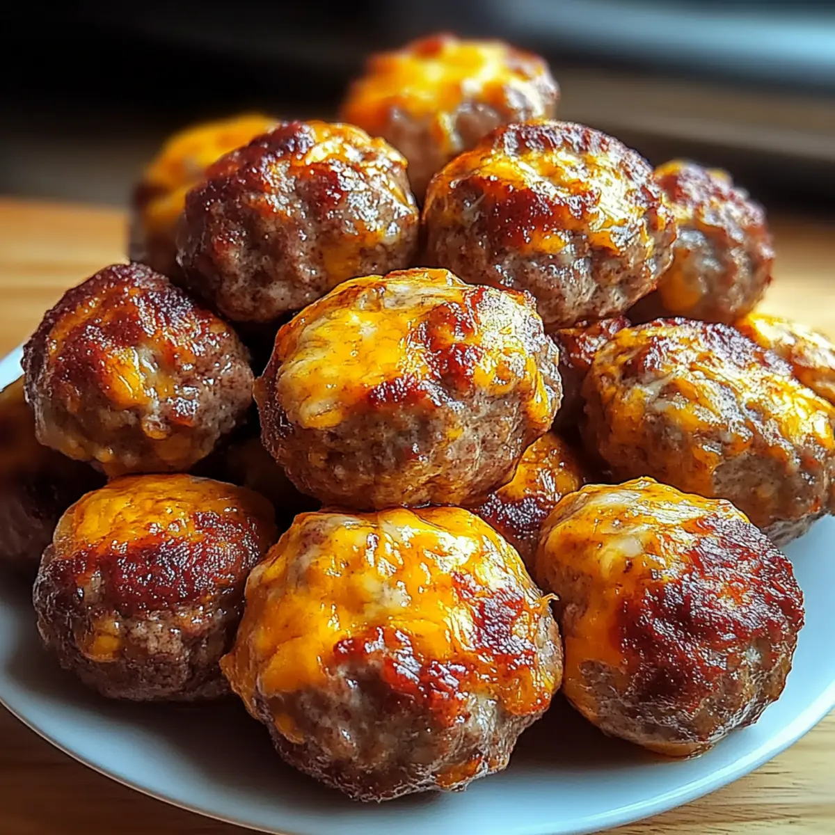 Spicy Rotel Cream Cheese Sausage Balls