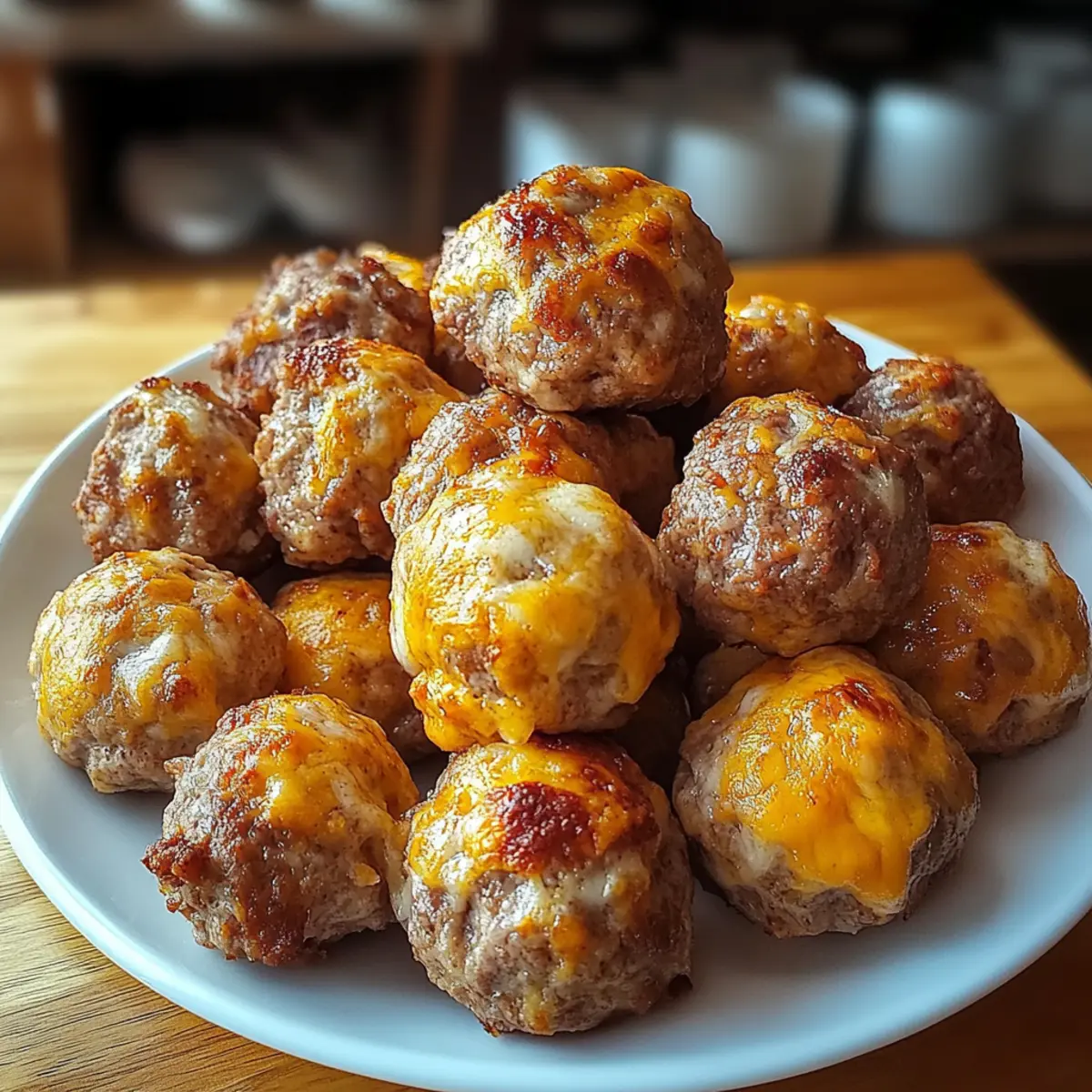 Spicy Rotel Cream Cheese Sausage Balls