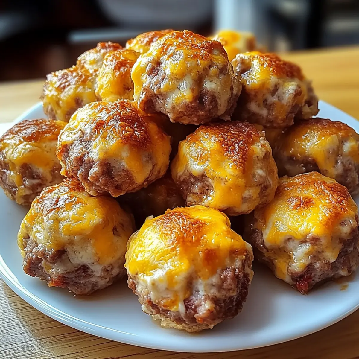 Spicy Rotel Cream Cheese Sausage Balls