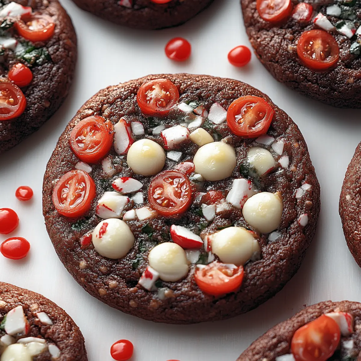 Vegan Peppermint Mocha Cookies