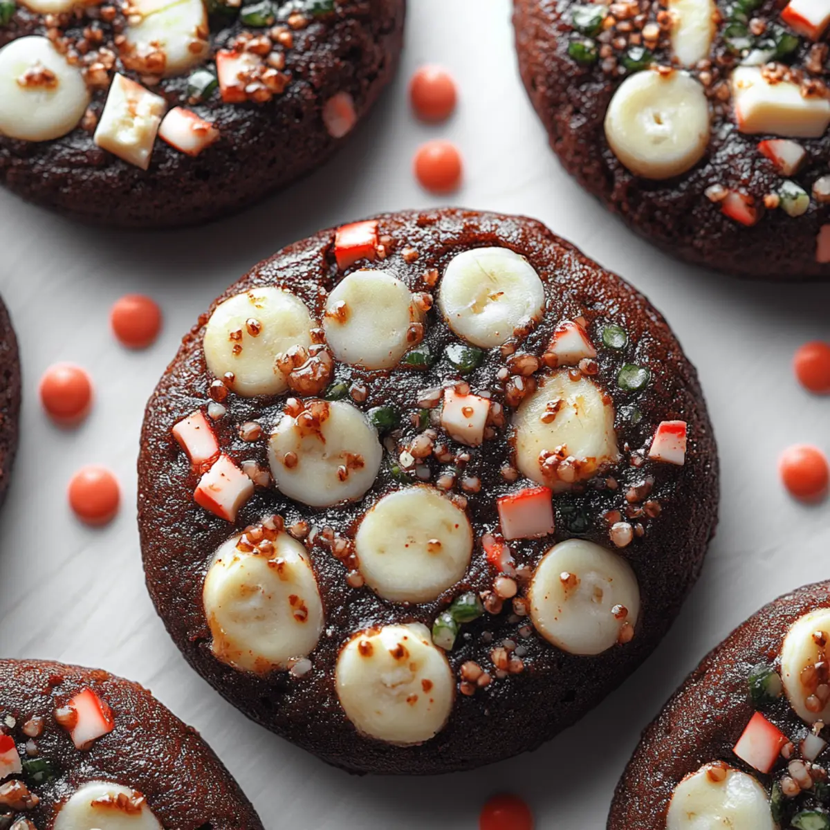 Vegan Peppermint Mocha Cookies