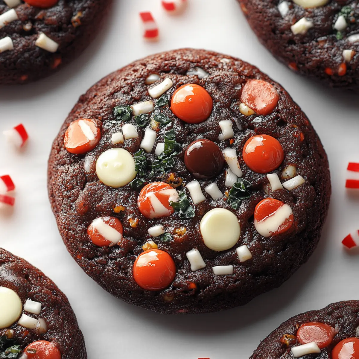Vegan Peppermint Mocha Cookies