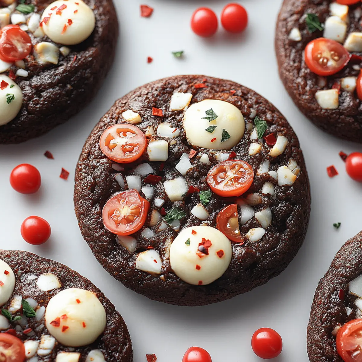 Vegan Peppermint Mocha Cookies