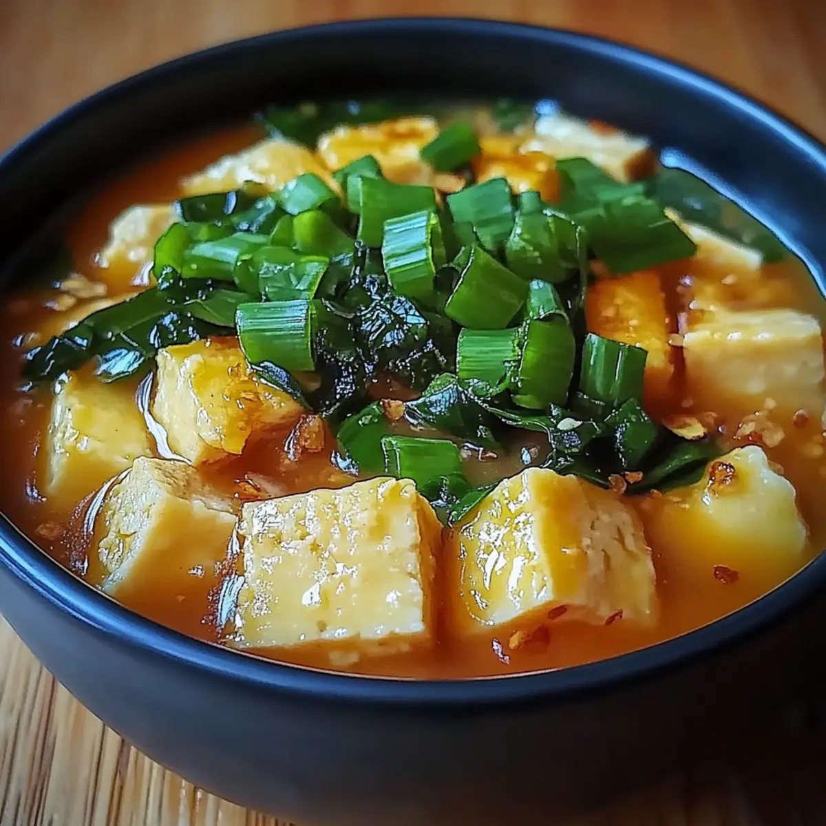 Vegan Sour Soup with Tofu and Pineapple