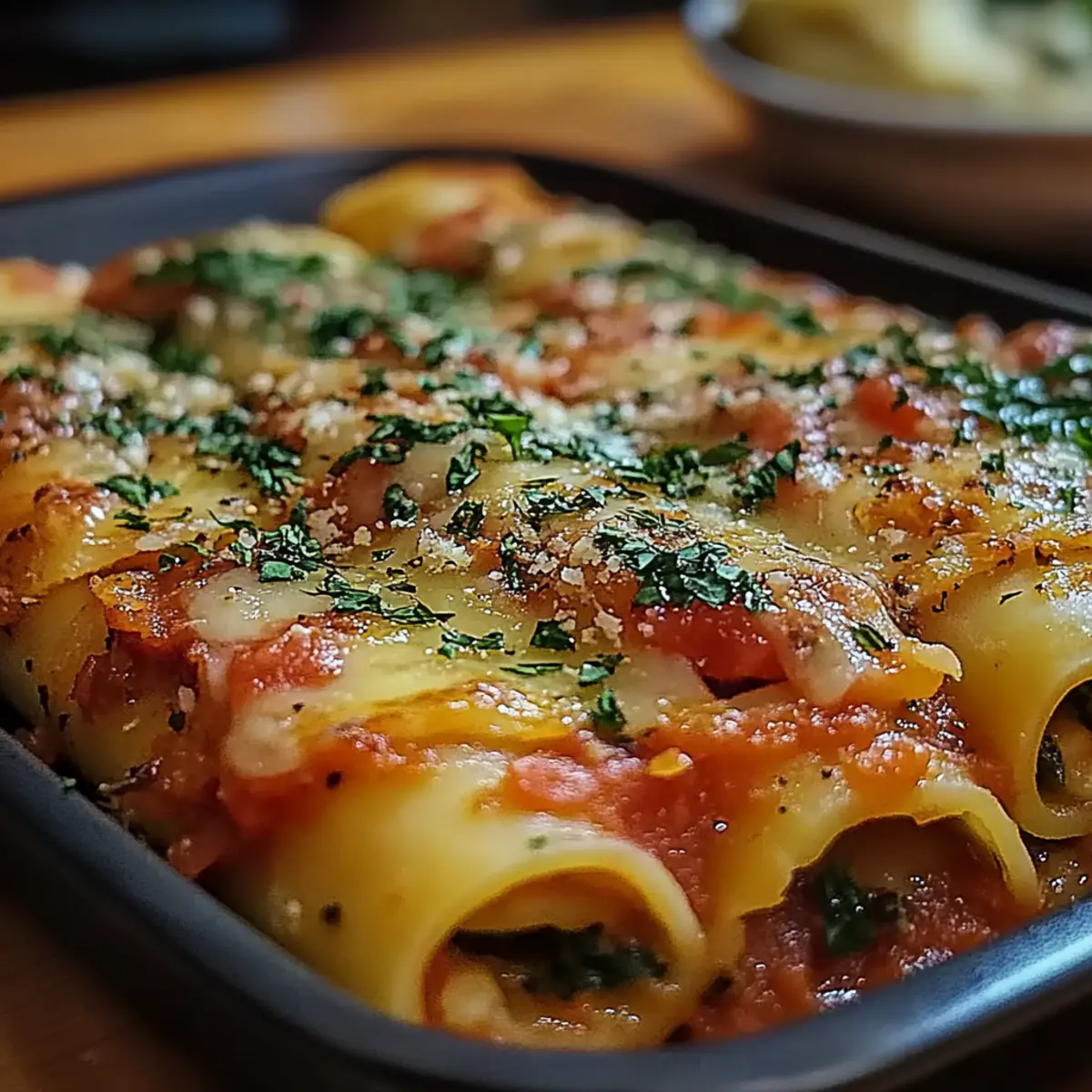 Vegetable Cannelloni