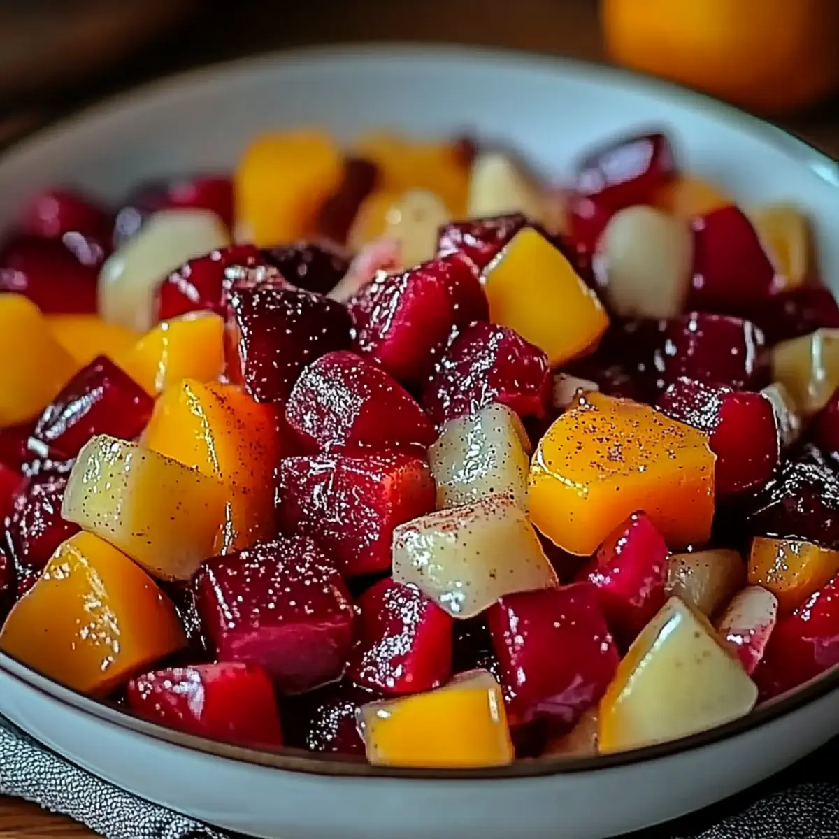 Winter Fruit Salad with Cinnamon Vanilla
