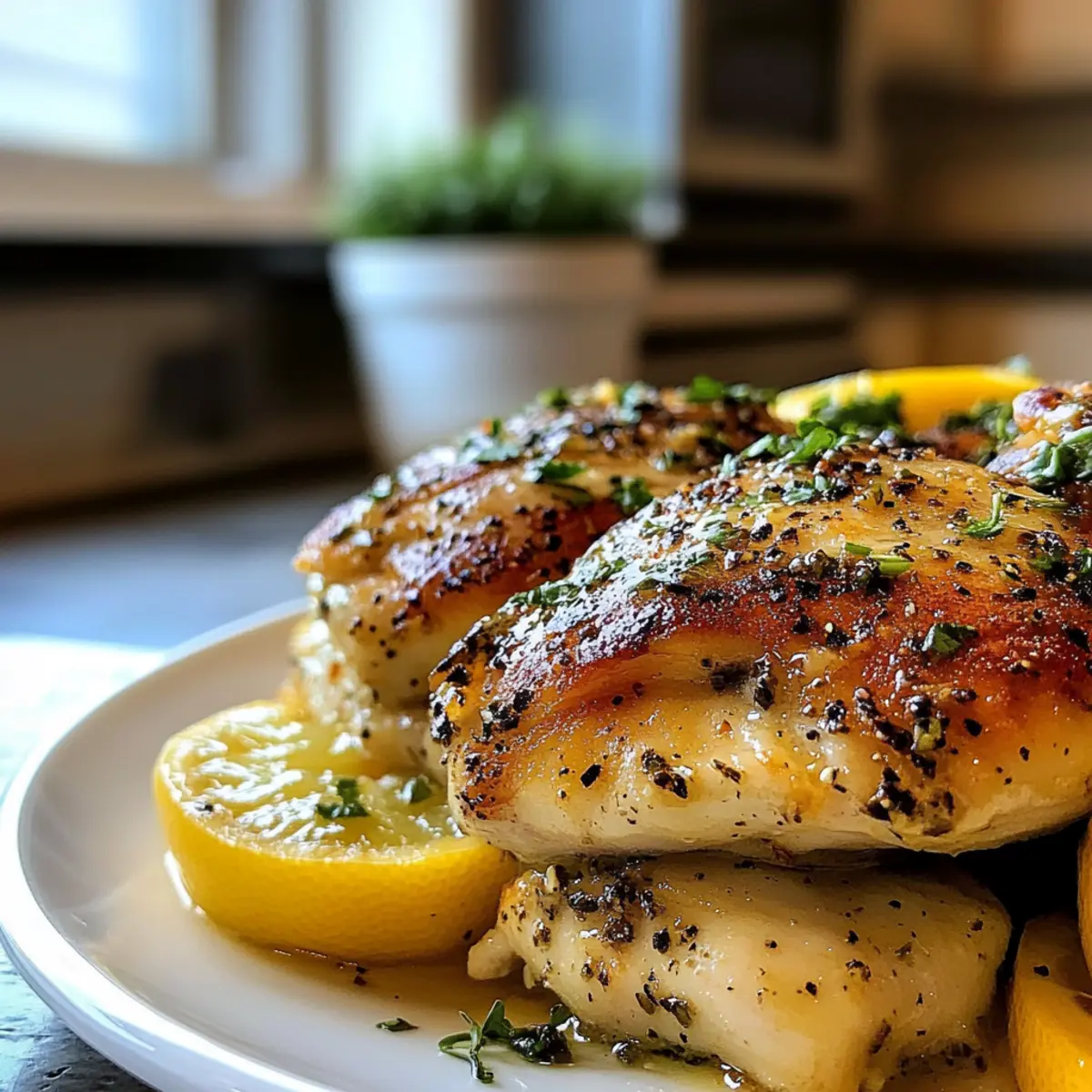 Zesty Lemon Pepper Chicken Thighs